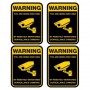 CCTV Warning Stickers